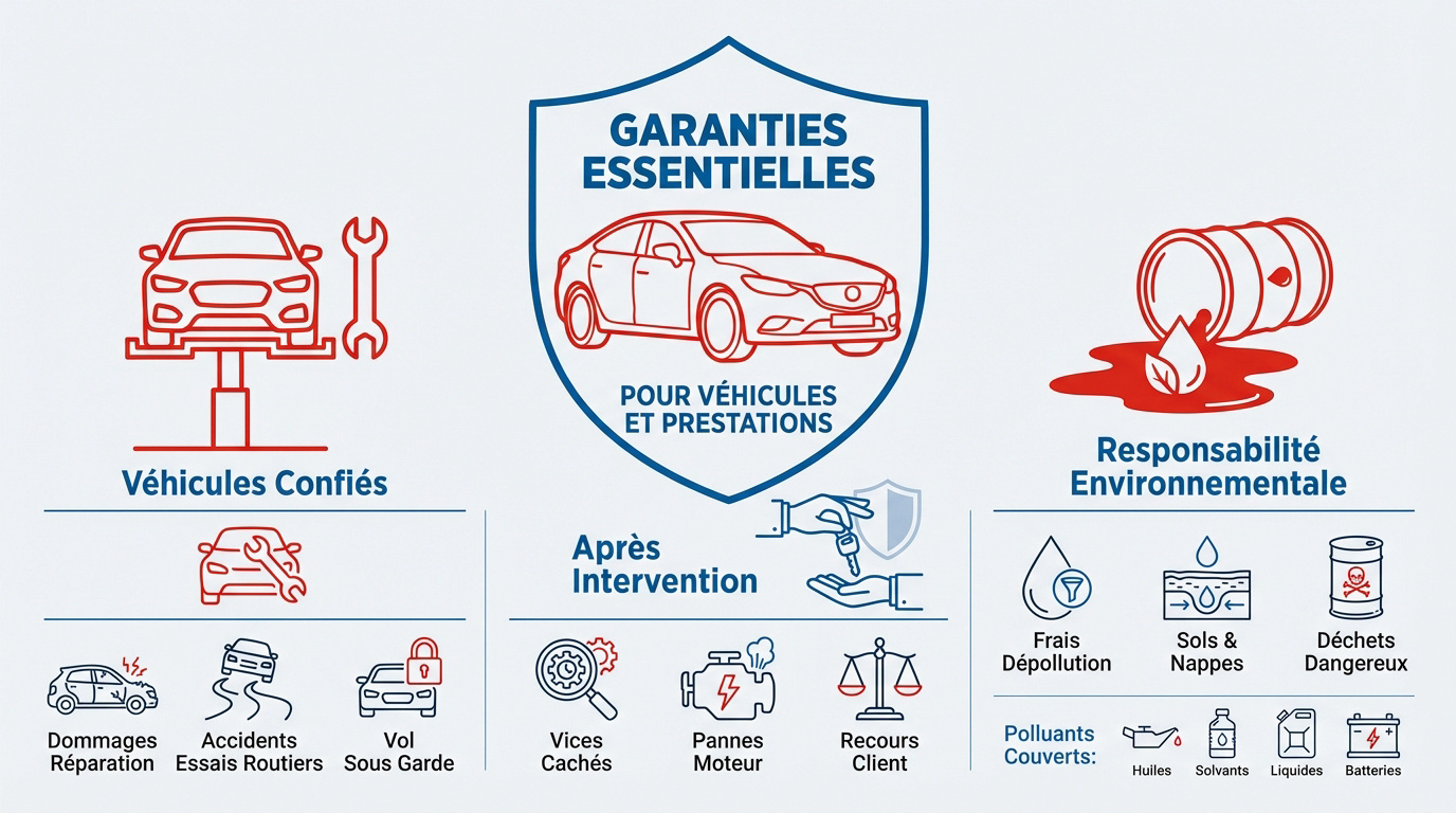 Mécanicien intervenant sur un véhicule client dans un garage automobile