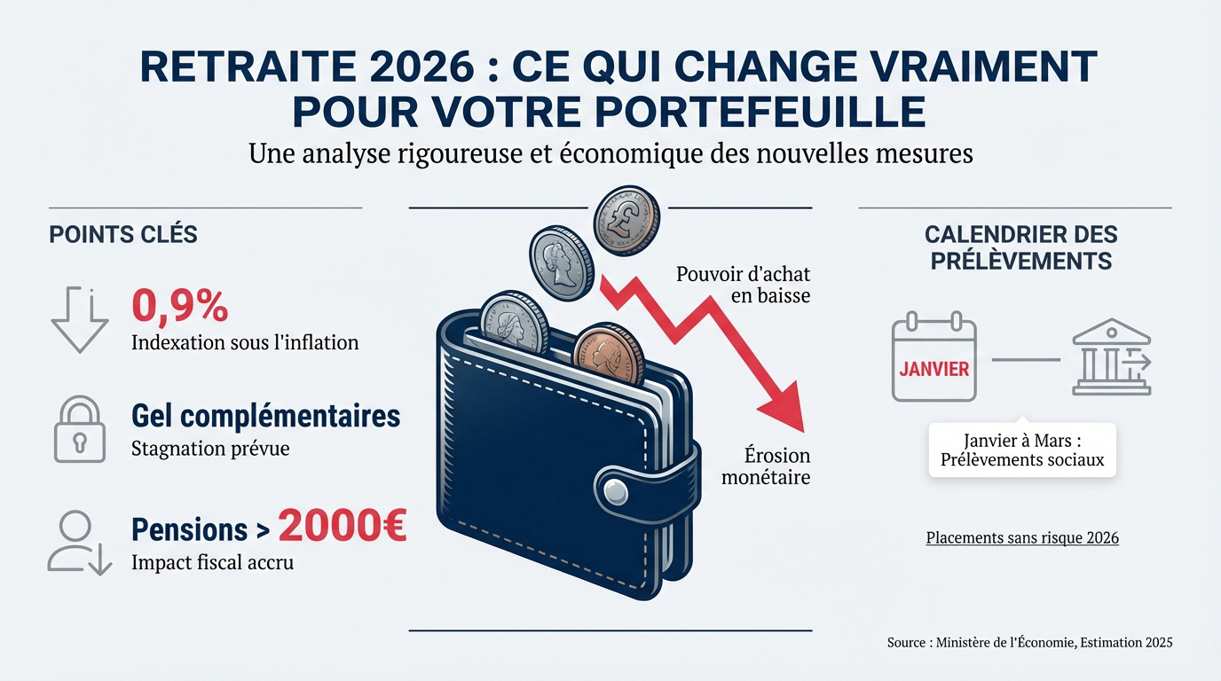 Impact financier sur les retraites en 2026