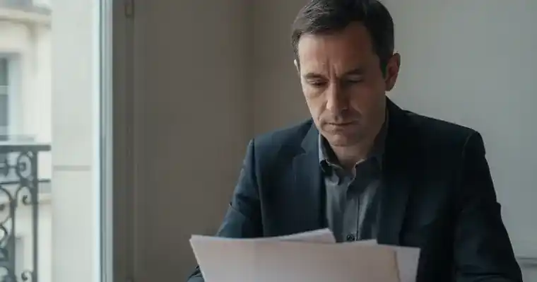 Assurance batterie voiture électrique : ce qui est couvert 2 Courtier Assurances et Financements Rennes Conducteur relisant les conditions particulières de son contrat d'assurance auto